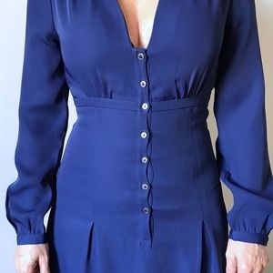 H&M Dark Royal Blue Dress